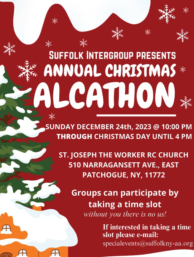 SIA Christmas Alcathon @ St. Joseph the Worker Church | East Patchogue | New York | United States